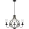 Quoizel Cornelia Chandelier 5 Lights Matte Black CNE5026MBK - alternate 2